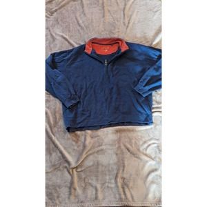 Orvis 1/4 Zip Pullover Sweater Men's XXL Blue